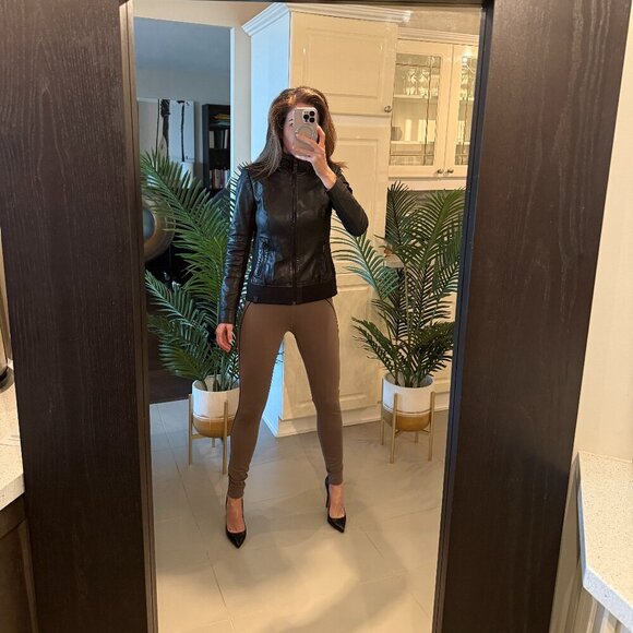 Classic Black Leather Jacket,  Rudsak, US S - Picture 1 of 7